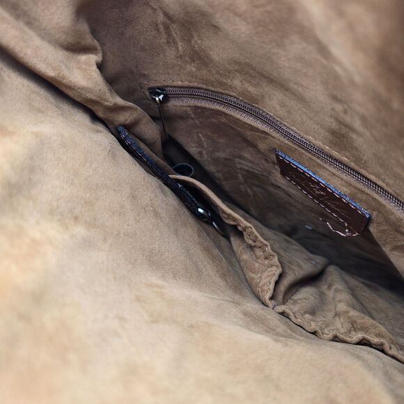 Patricia Nash Luzille Convertible Backpack Crossbody Tote Leather & Suede Floral - Picture 13 of 15